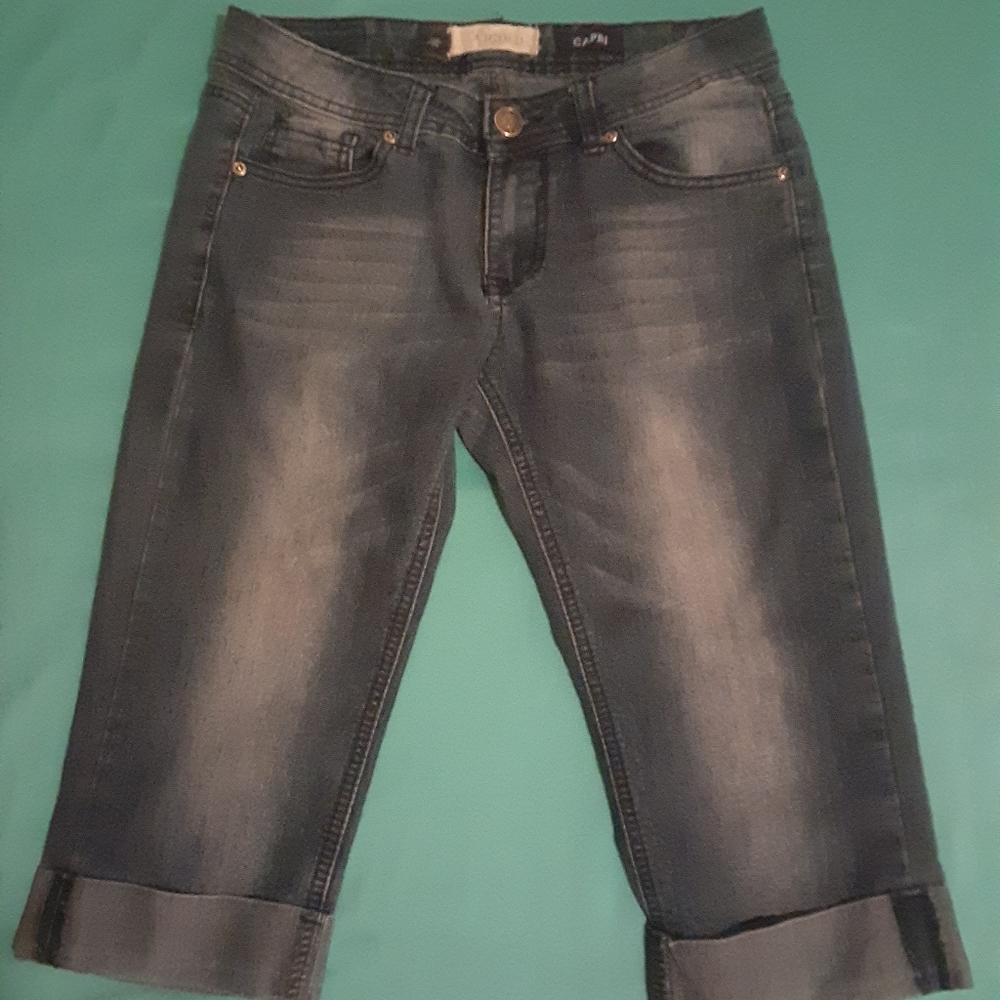 VIGOLD CAPRI CUFFED JEANS